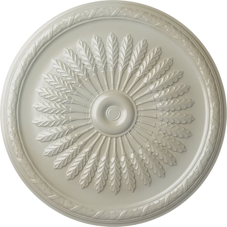 Ekena Millwork Juniper Ceiling Medallion (Fits Canopies up to 7"), Hand-Painted Flash Blue, 36"OD x 1 1/2"P CM36JUFBS